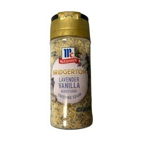 McCormick Bridgerton Lavender Vanilla Finishing Sugar 3.45 Oz Limited Edition